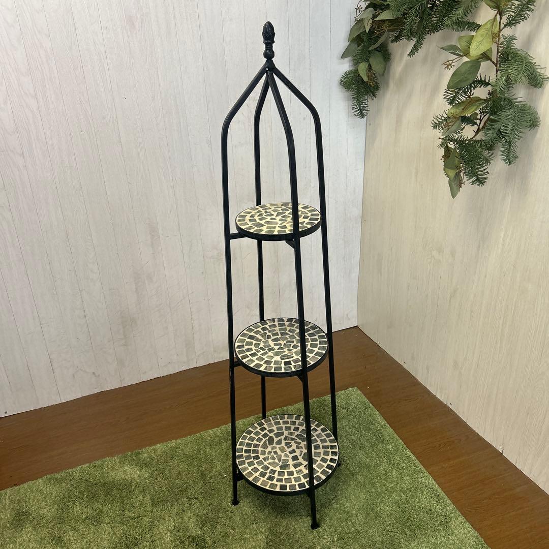 【アイアン シェルフ 棚 3段】高さ122cm フラワースタンド ヴィンテージ✨
