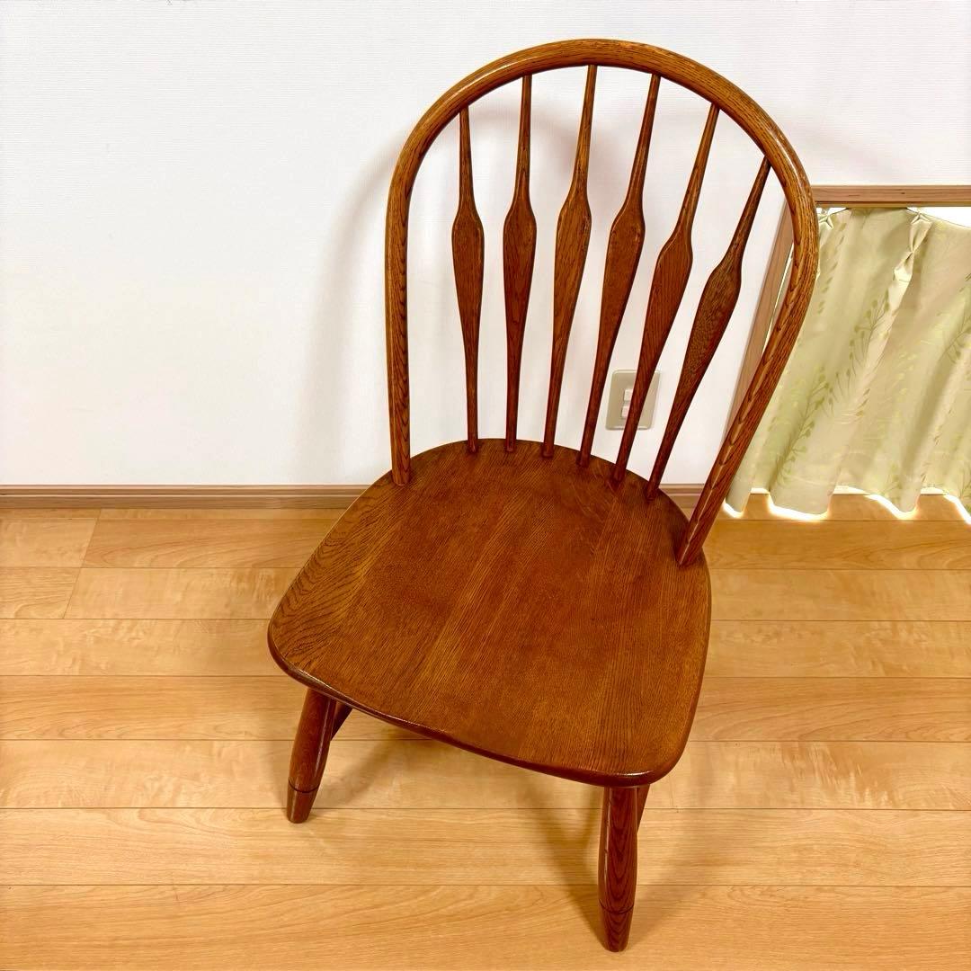 柏木工 KASHIWA ウィンザーチェア ダイニングチェア ビンテージ ②