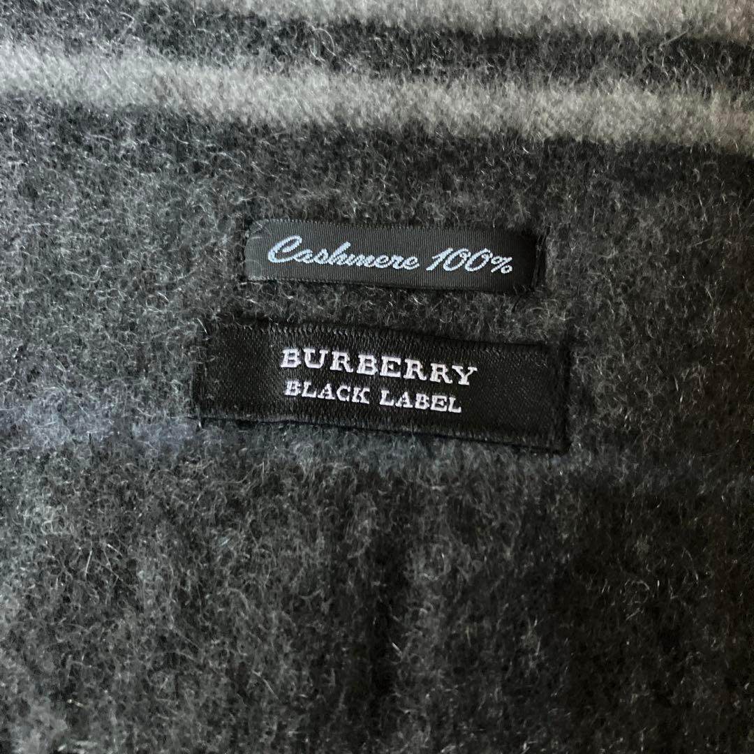 BURBERRY BLACK LABEL カシミア100％マフラー