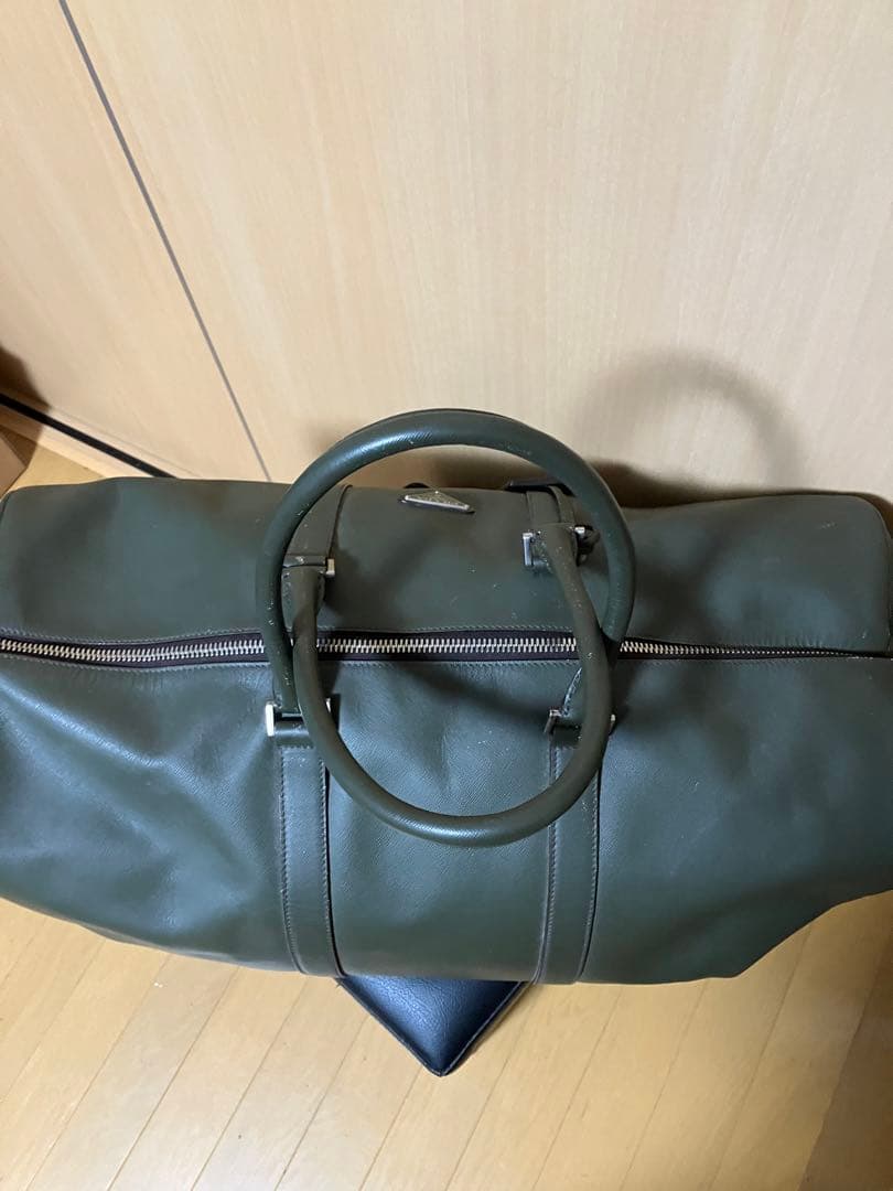 PL AD A プラダ ボストンバッグ オリーブグリーン