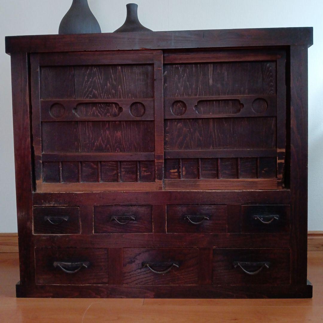 水屋　京都の水屋(上置)　箪笥　和箪笥　キャビネット