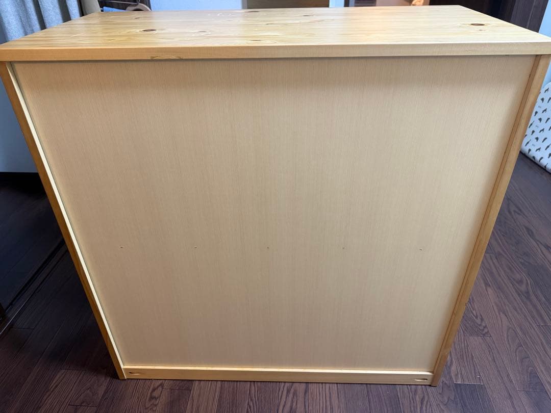 無印良品　パイン材4段チェスト