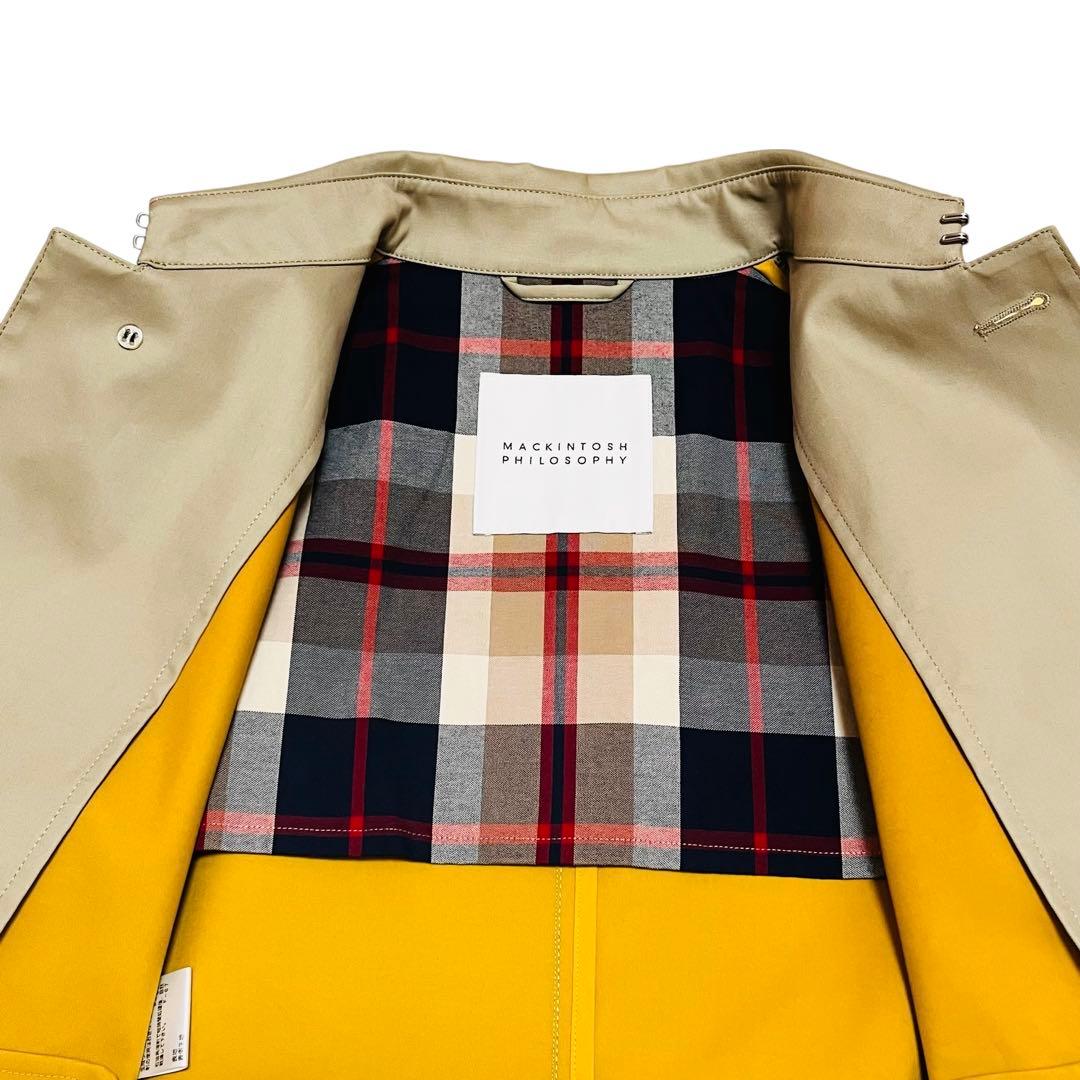 極美品　マッキントッシュフィロソフィー　DOVER ステンカラーコート　トレンチ
