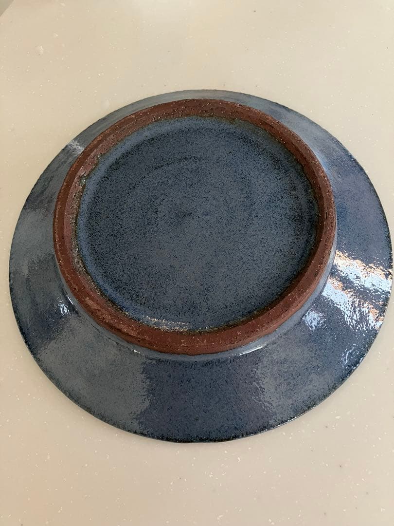 小澤基晴　ワイドリムプレート　８寸