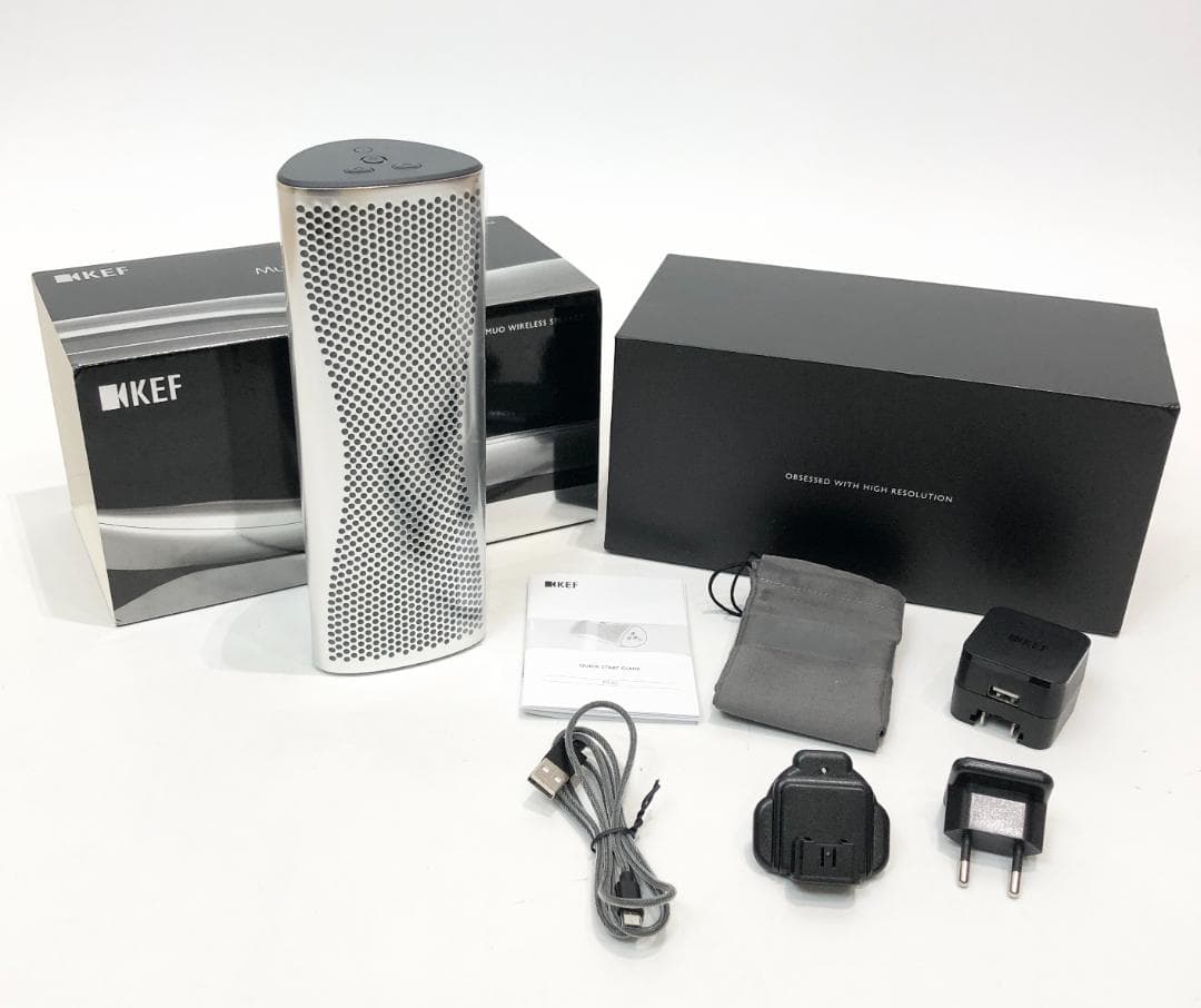 【美品・箱付】 KEF MUO WIRELESS SPEAKER