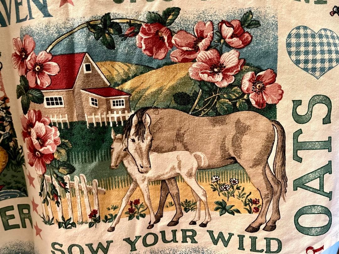 海外古着　動物プリント 半袖シャツ