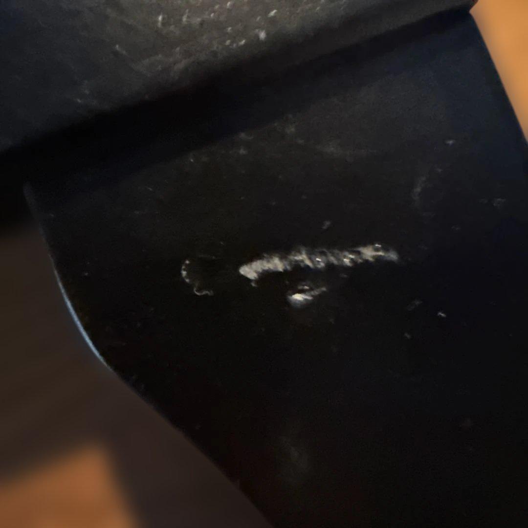 アンティーク　昭和レトロ　ブラウン木製長方形テーブル　折りたたみ