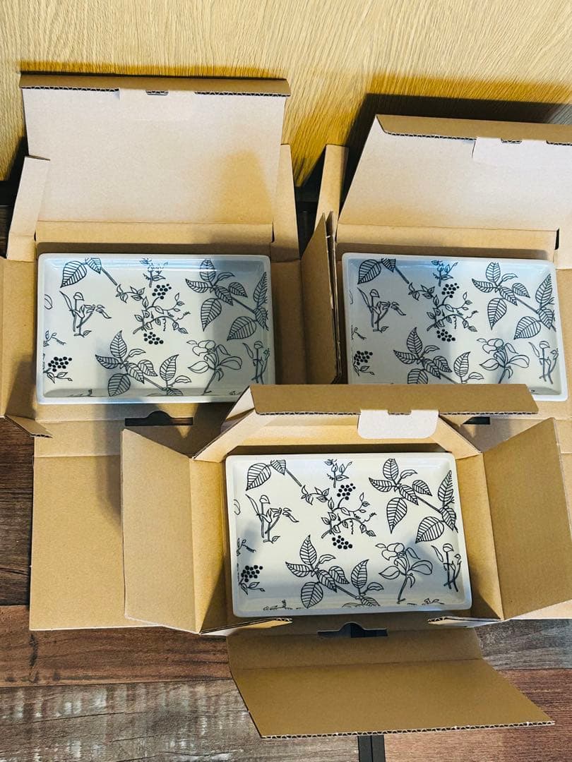 scope 東屋　平長皿　3枚セット　Lehti