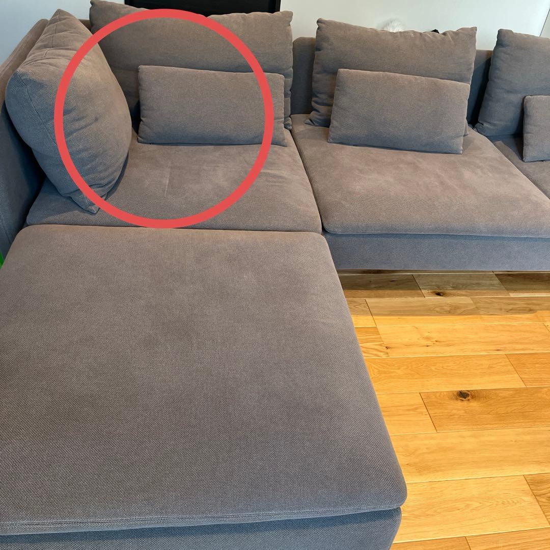 IKEA SÖDERHAMN コーナーセクション　のみ　グレー