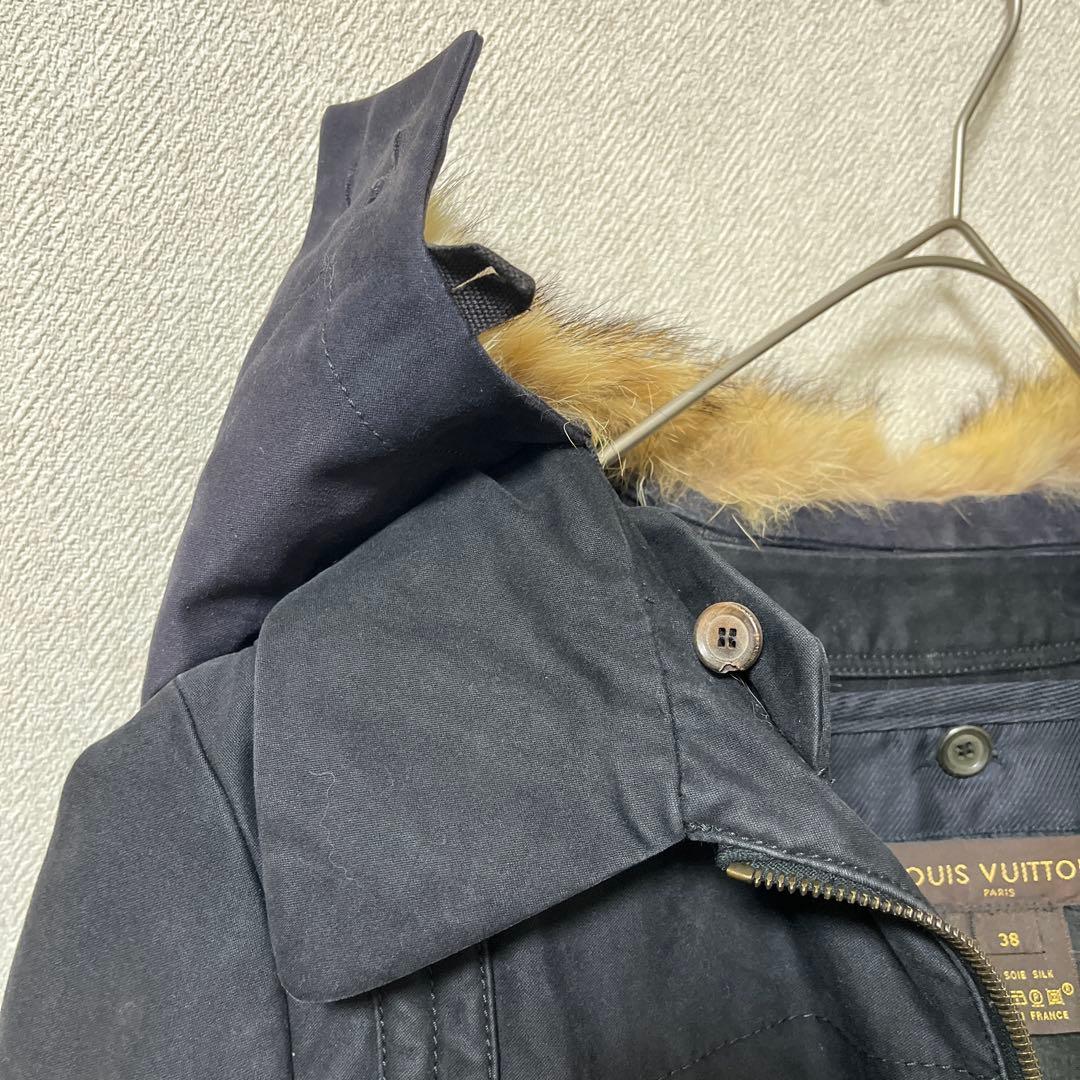 LOUIS VUITTON　ルイヴィトン ミリタリー コットン コート 38 M