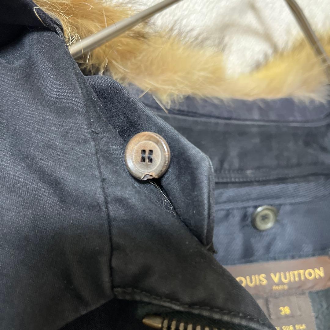 LOUIS VUITTON　ルイヴィトン ミリタリー コットン コート 38 M