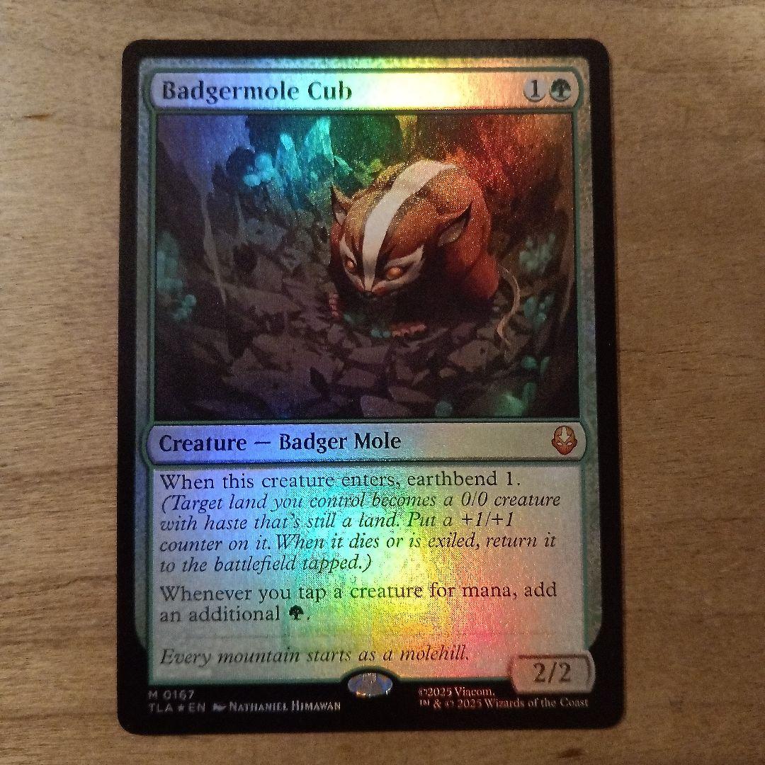 MTG アナグマモグラの仔 英語、FOIL