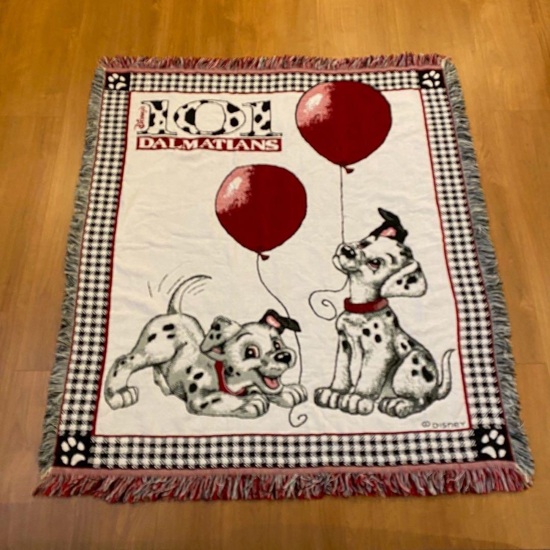 ディズニー 101匹わんちゃん ウーブンラグ USA製 140×124