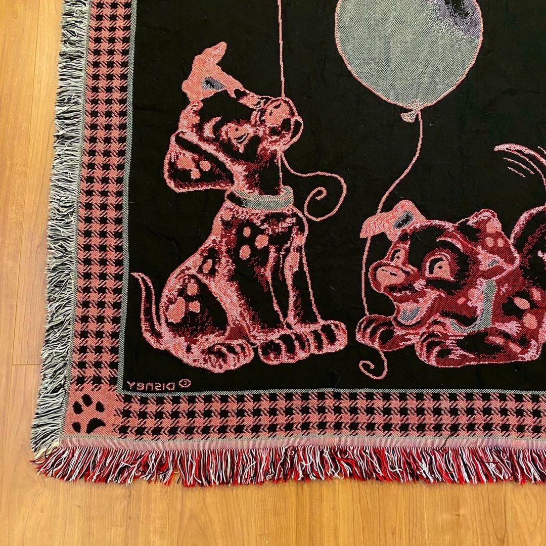 ディズニー 101匹わんちゃん ウーブンラグ USA製 140×124