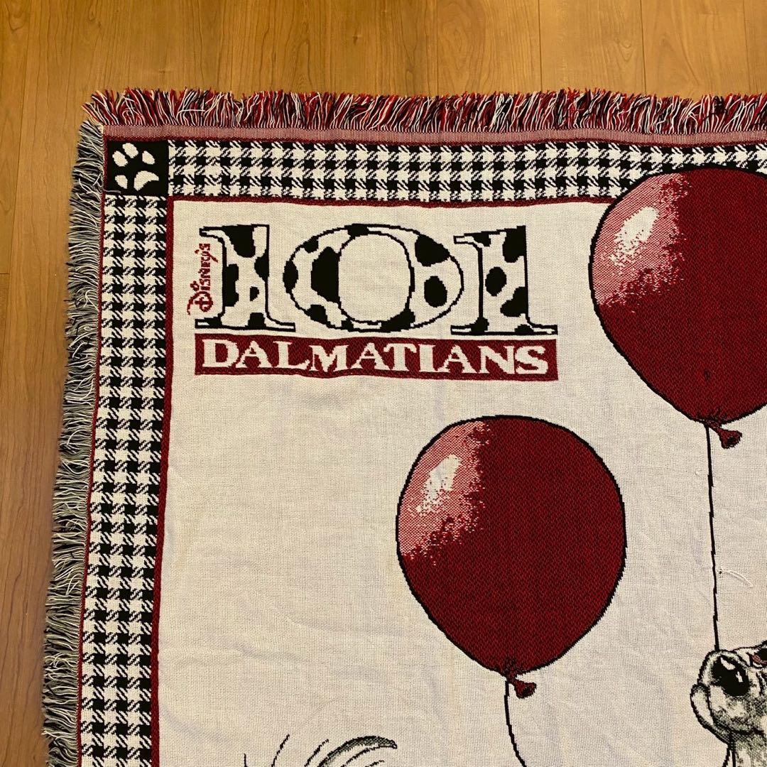 ディズニー 101匹わんちゃん ウーブンラグ USA製 140×124