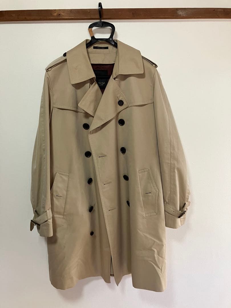 オシャレ　サンヨー　100年コート　ビジネス　トレンチコート　冬　プレゼント