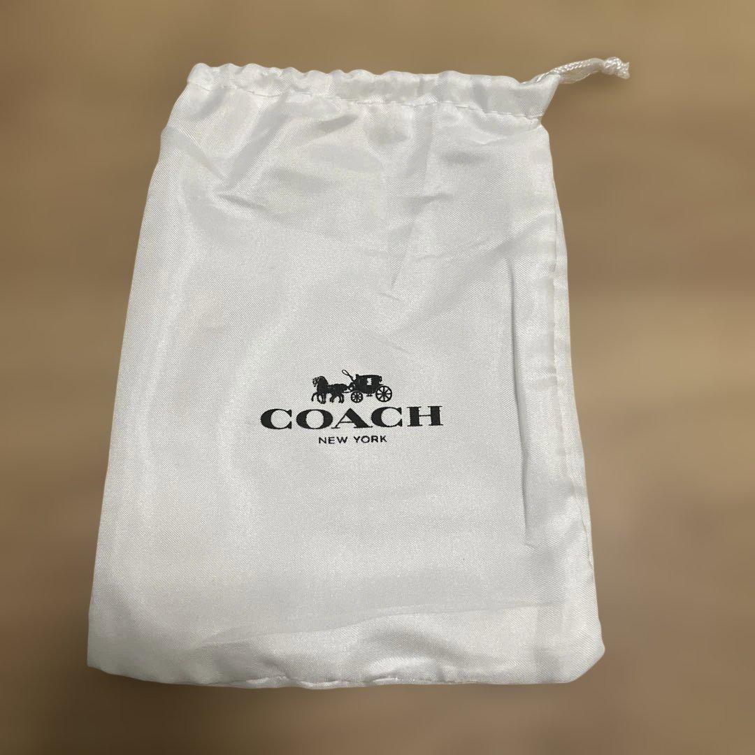 【新品未使用品】 COACH 二つ折り財布 ブラウン/レッド