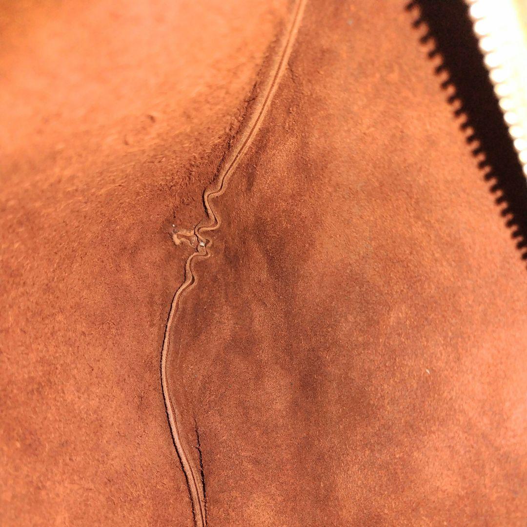 け*ん様 ハンドメイド　ボディバッグ　本革　クリーマー　特大　ブラウン　新品　1