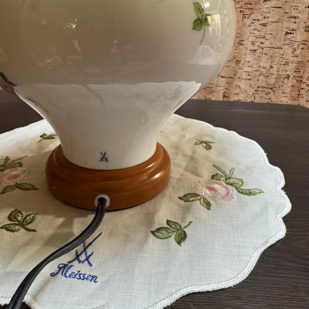新品、未使用　マイセン　ランプ