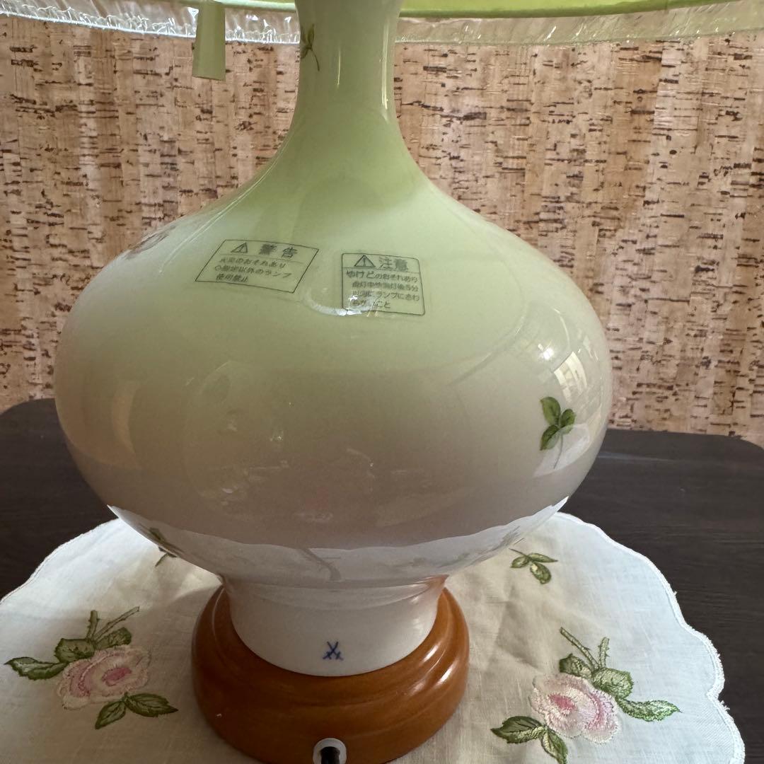 新品、未使用　マイセン　ランプ