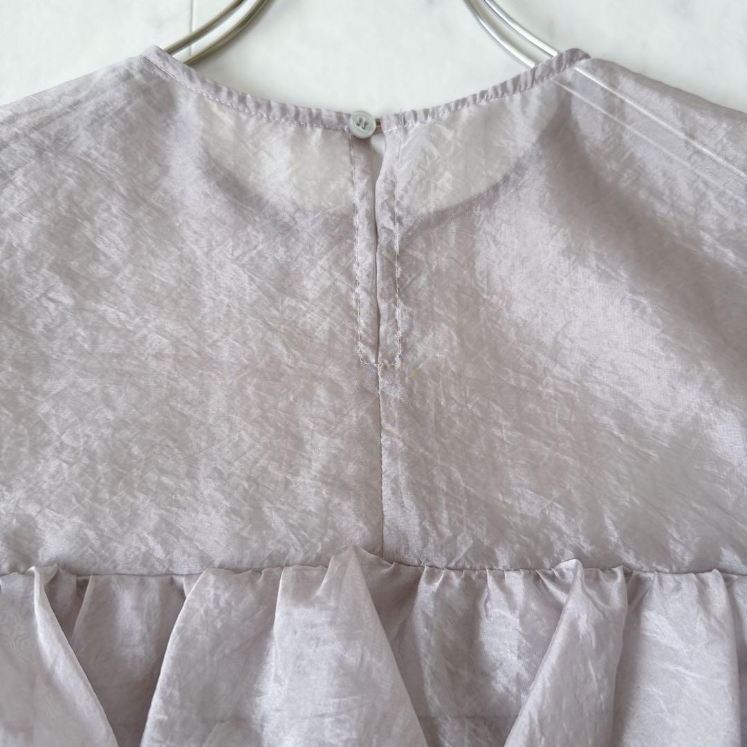 TSURU By MARIKO OIKAWA シアーフリルブラウス フリーサイズ