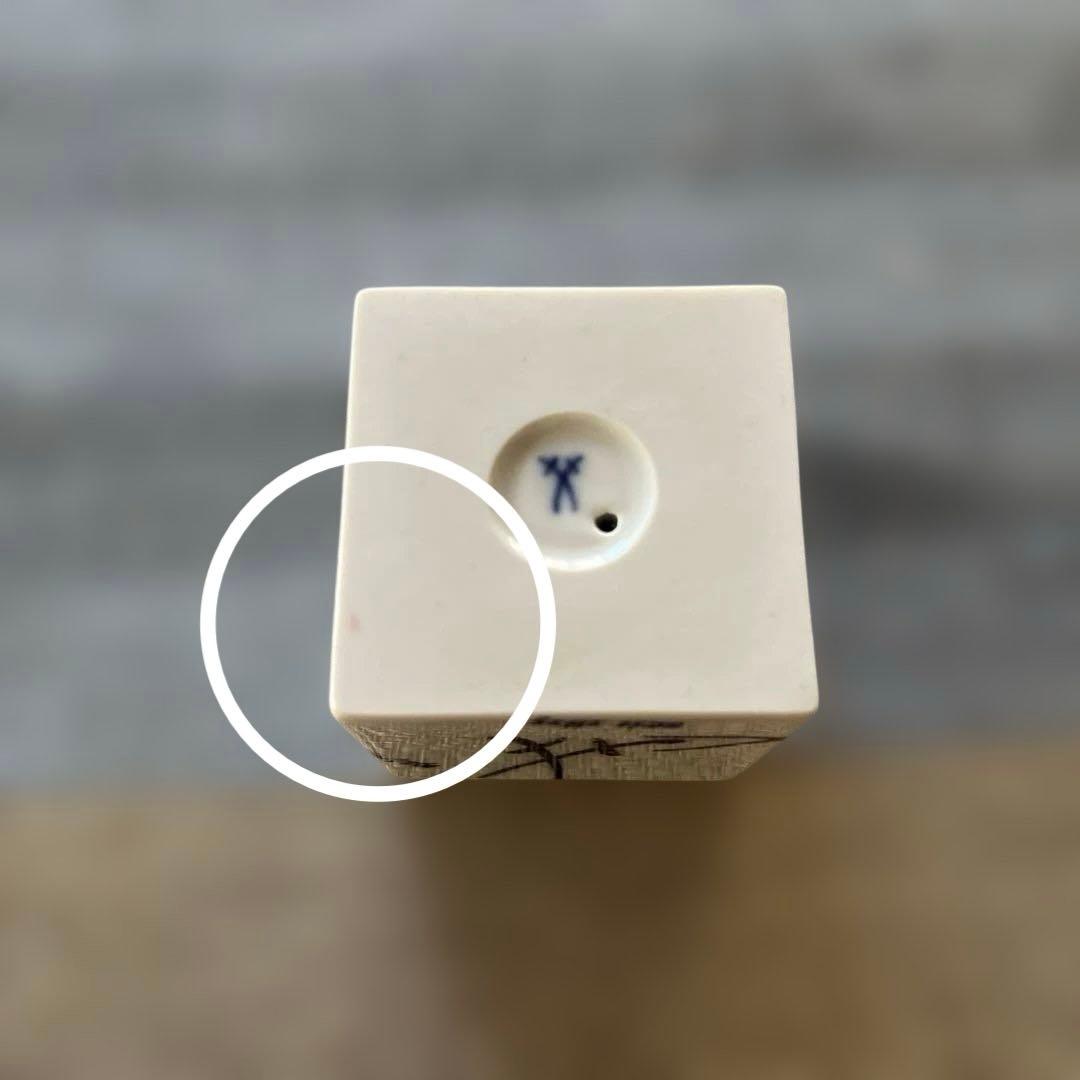 マイセン　ペーパーウェイト　キューブ　およそ4.7cm角