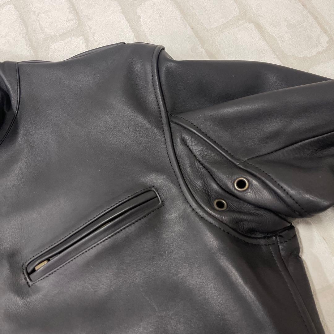 値下げ エスギア S:GEAR 牛革 レザー シングル ライダース ジャケット