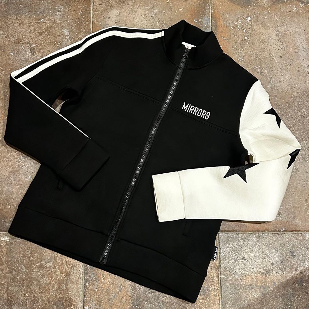 MIRROR9 セットアップ　ジャケット　スカート 星　ブラック　ホワイト
