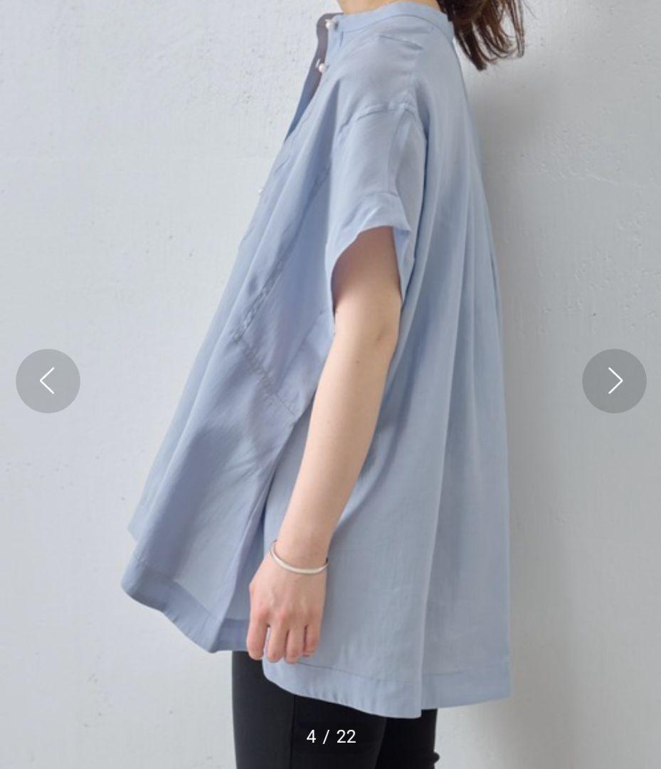 ■美品 BEARDSLEY ビアズリー パール釦フレンチブラウス