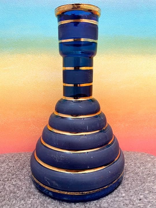 ビンテージ　花瓶 レトロ ガラス アンティーク フラワーベース