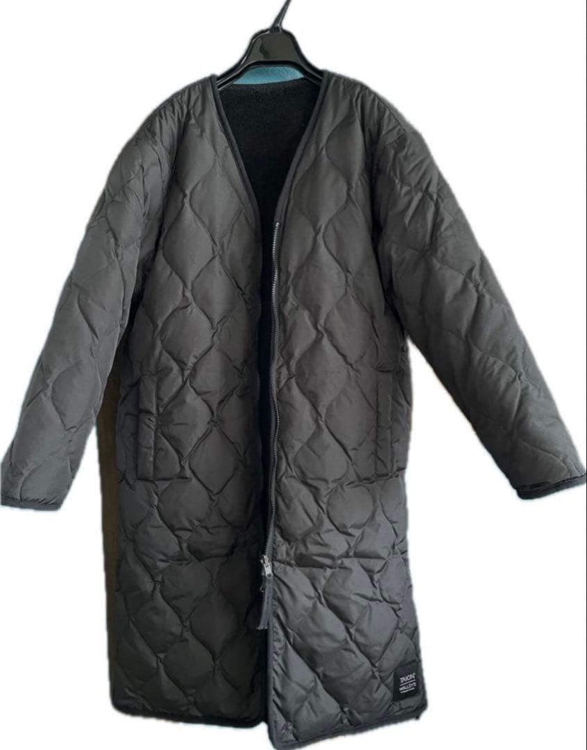 【美品】NOLLEY'S リバーシブルロングコート✴︎TAIONタイオン