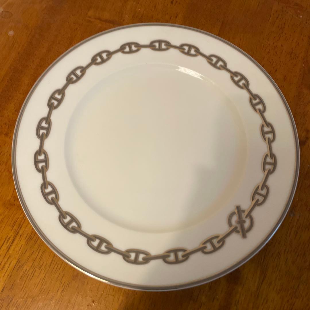 お値下げ不可 エルメス HERMES シェーヌダンクル お皿