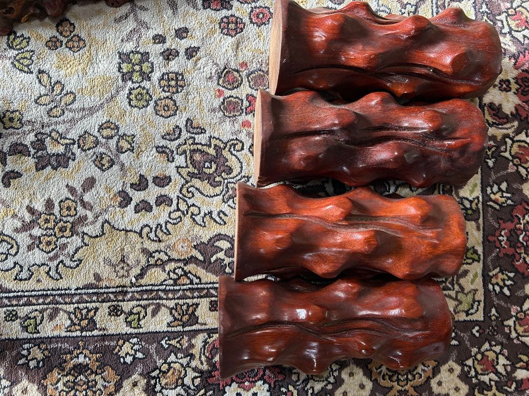 【希少】花梨瘤 一枚板 座卓 高級テーブル 大型