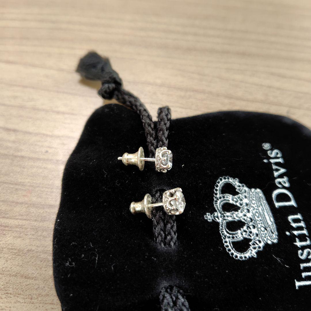 ジャスティンデイビス　DEBUTANT　ジルコニア ピアス　クリア