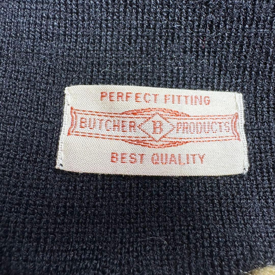 美品✨ブッチャープロダクツ ストライプフリンジマフラー