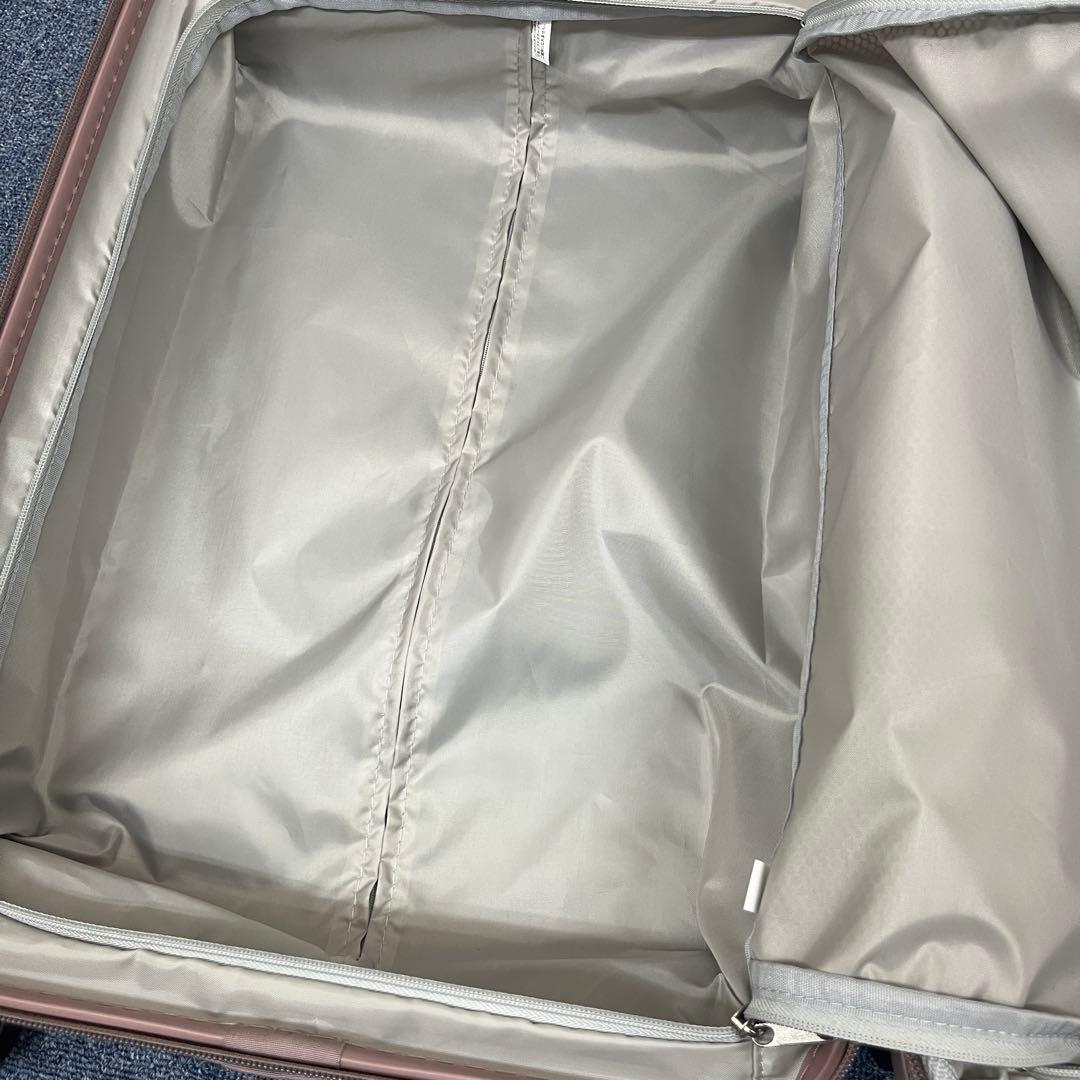 EXACT スーツケース 機内持込可 37/44L 拡張式 TSロック ピンク