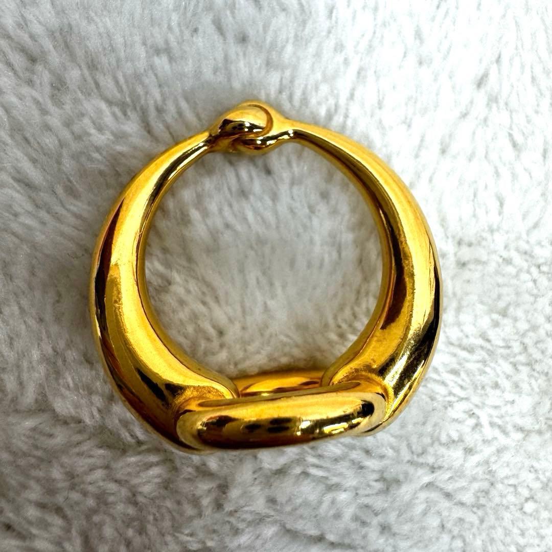 HERMES エルメス モー スカーフリング ゴールド