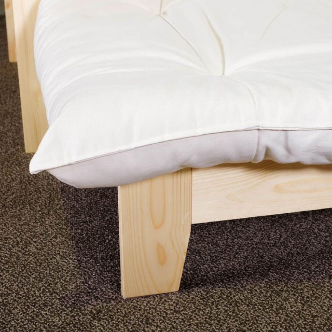 K新品 DINO ソファベッド 敷布団 単品 セミダブル 日本製 コットン 布団