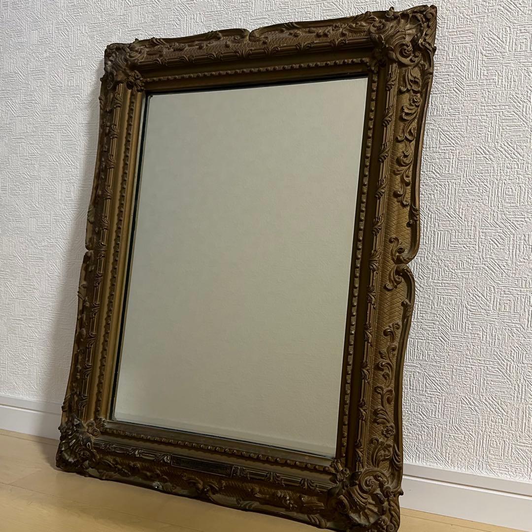 【即購入可】アンティーク壁掛けミラー　トヨタ自動車　記念品