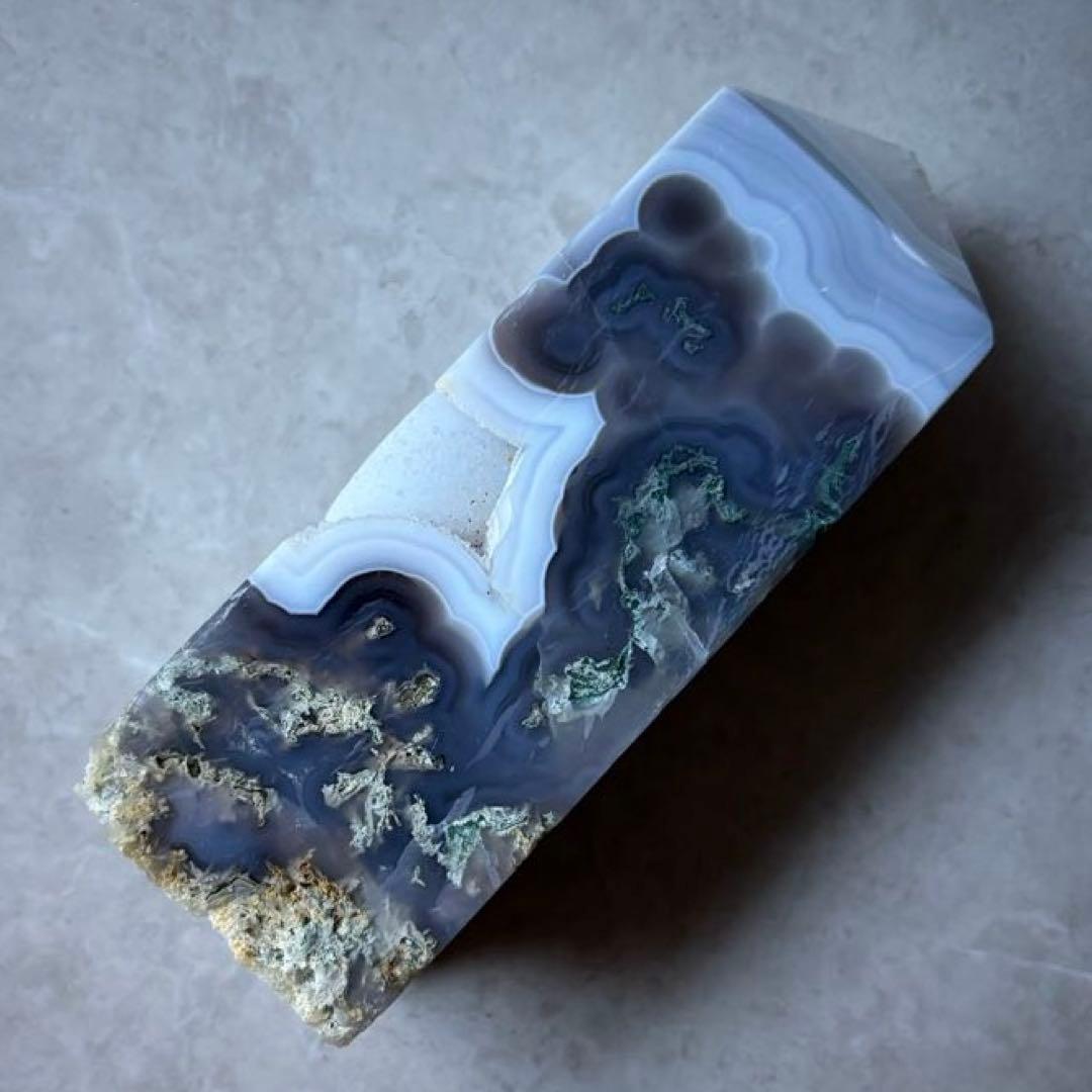 モスアゲート　タワー　ポイント　ドゥルージ　天然石