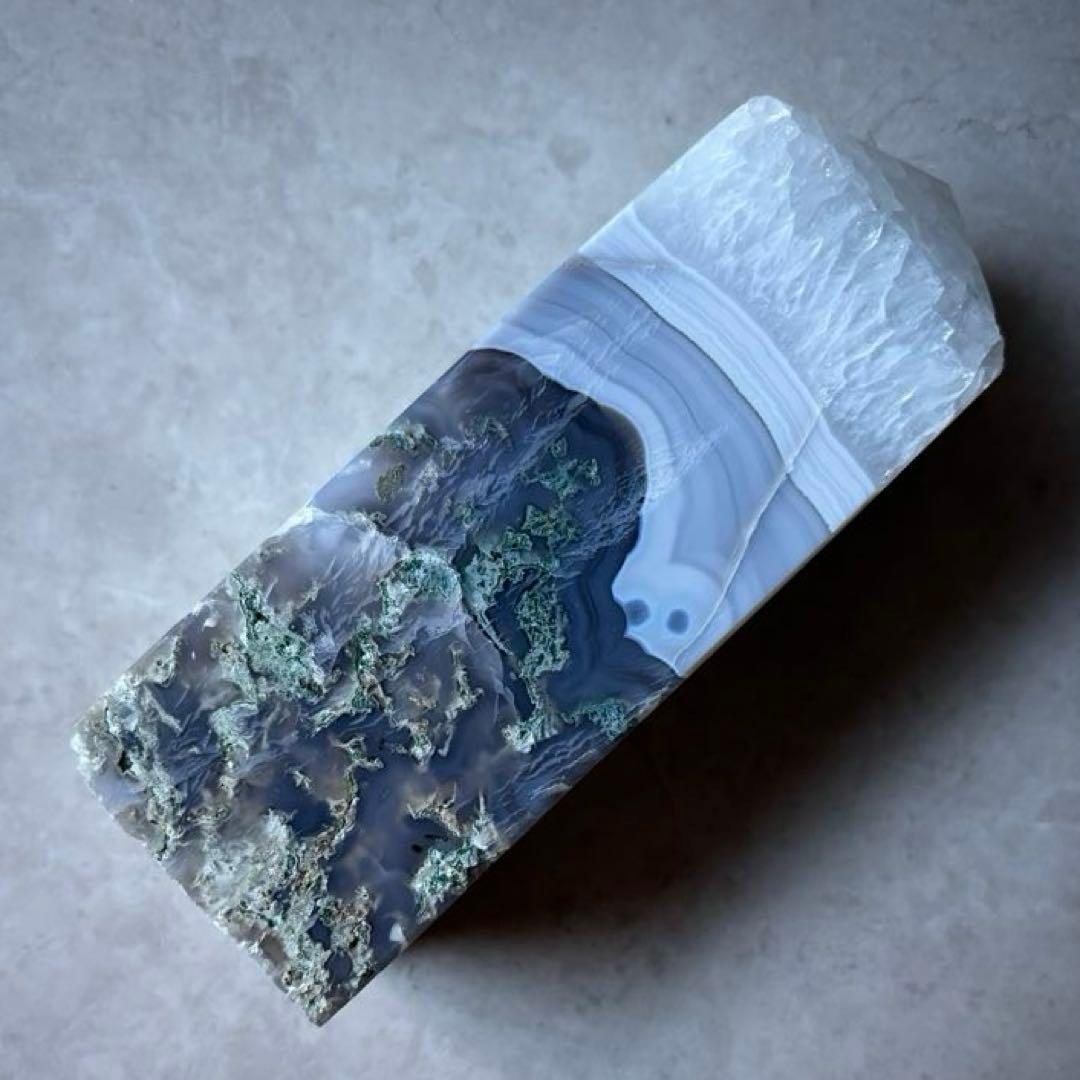 モスアゲート　タワー　ポイント　ドゥルージ　天然石