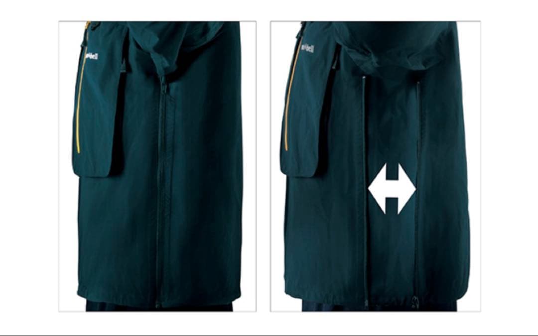 モンベル　mont-bell ウェイディングレインジャケット　size M