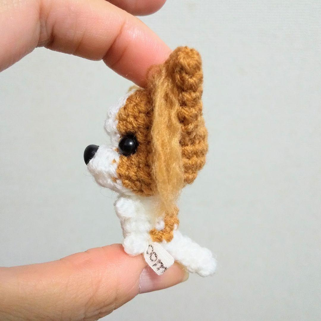 012　パピヨンのあみぐるみ