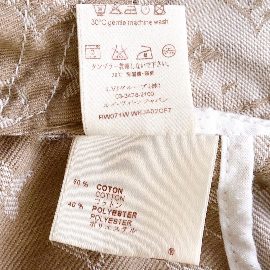 ルイヴィトン LOUISVUITTON デニムライダース ジャケット モノグラム