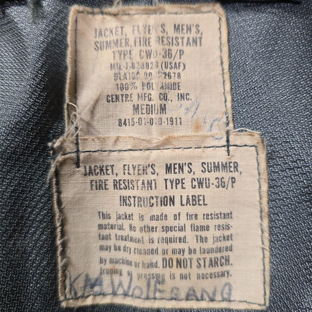 G*E様 【初期型CWU-36/P フライトジャケット M 1980年】