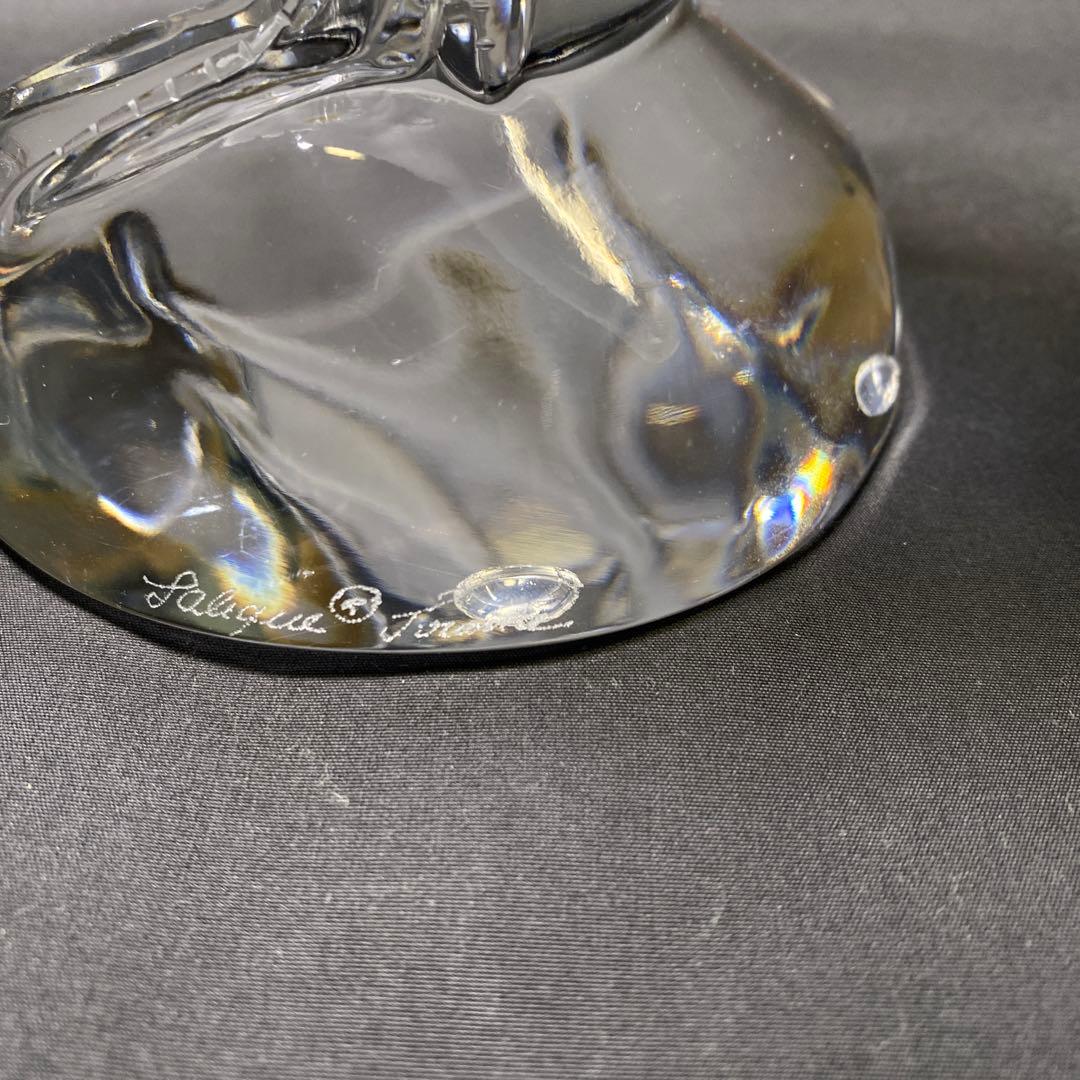 フランス　ラリック　クリスタル　ラージダック　アヒル　置物　オブジェ　美品