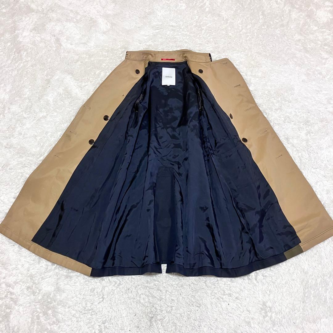 美品 LOVELESS ラブレス カラーブロック トレンチコート 平手友梨奈