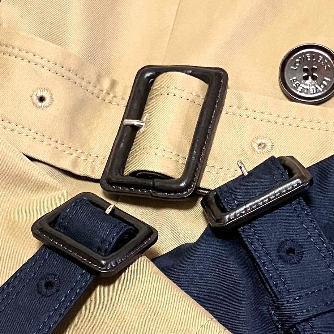 美品 LOVELESS ラブレス カラーブロック トレンチコート 平手友梨奈