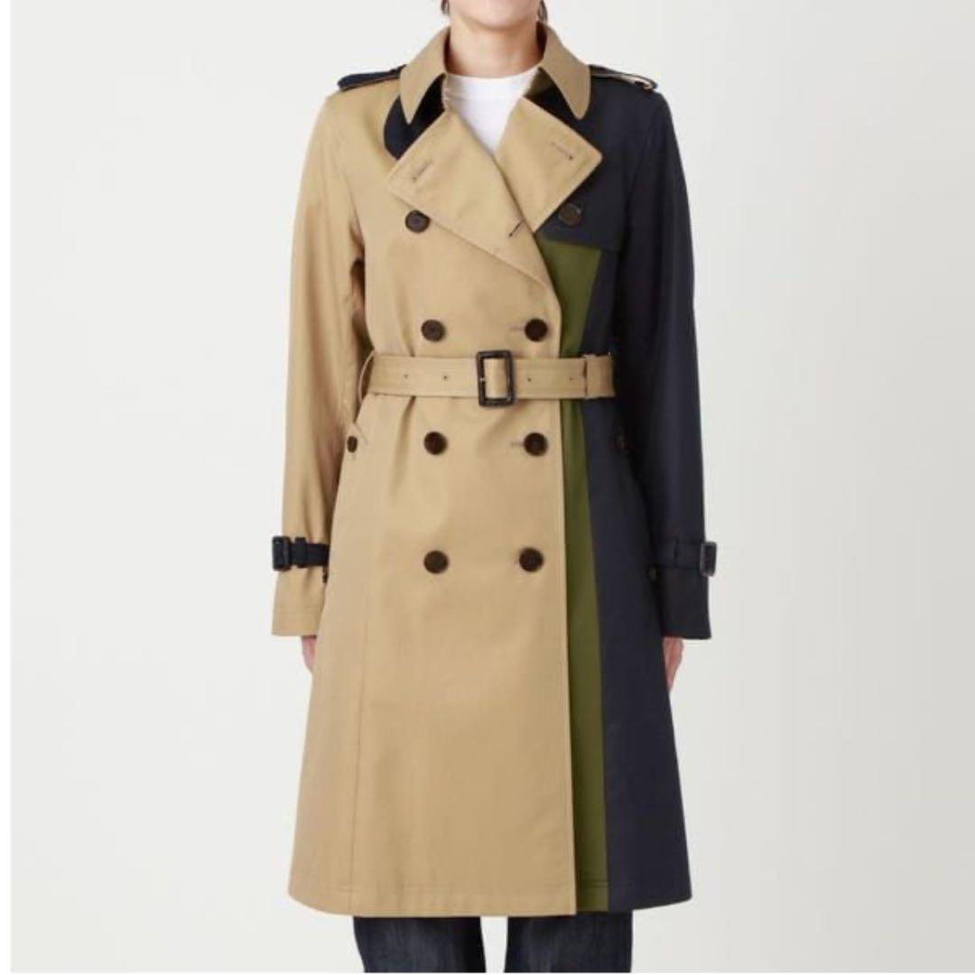 美品 LOVELESS ラブレス カラーブロック トレンチコート 平手友梨奈