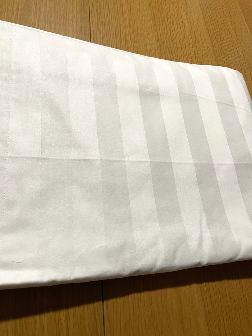 掛け布団カバー　コットン100% ストライプ　ホテル仕様　5枚セット